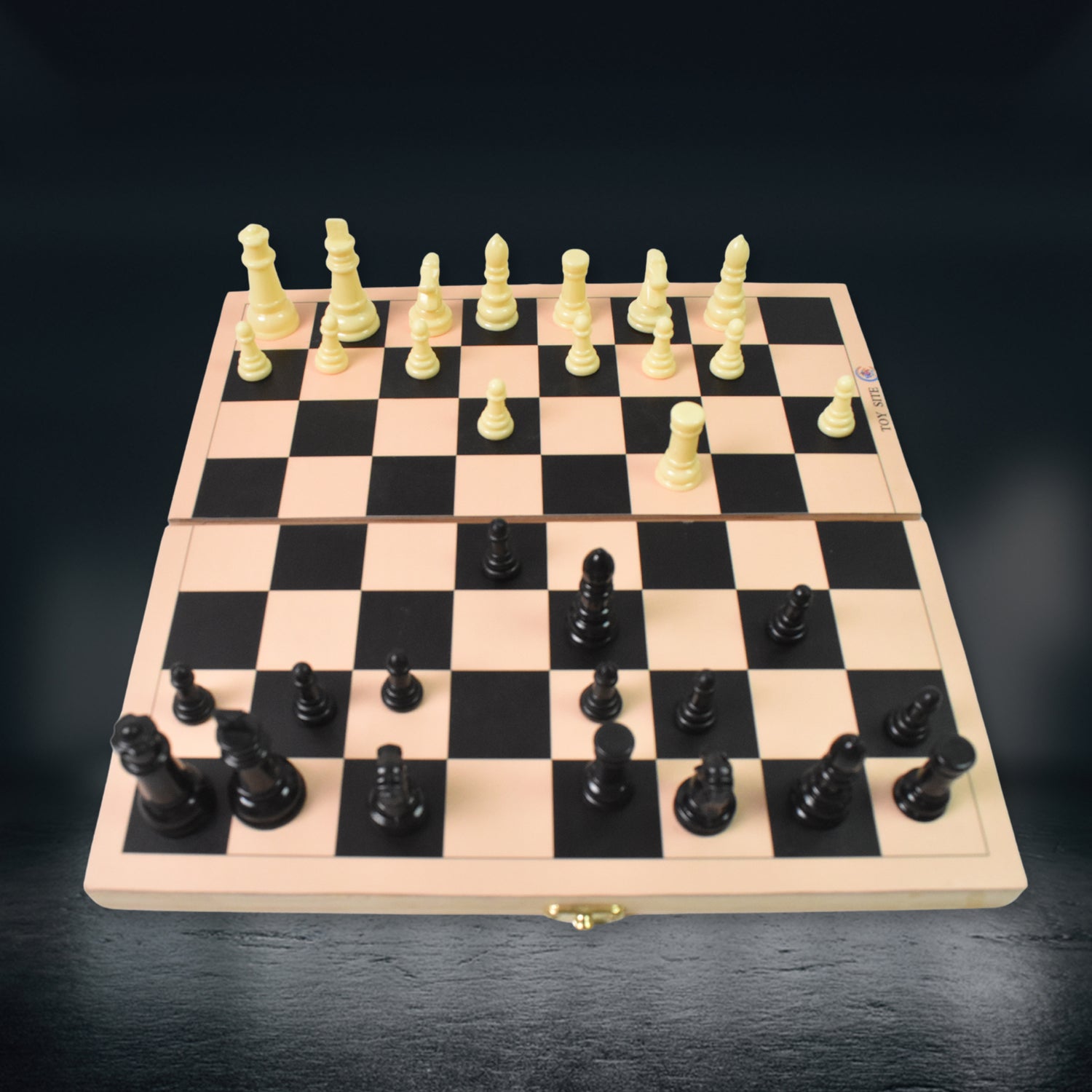 Folding Wooden Chess Board Set (30  30 Cm  1 Set) Folding Wooden Chess Board Set (30  30 Cm  1 Set)